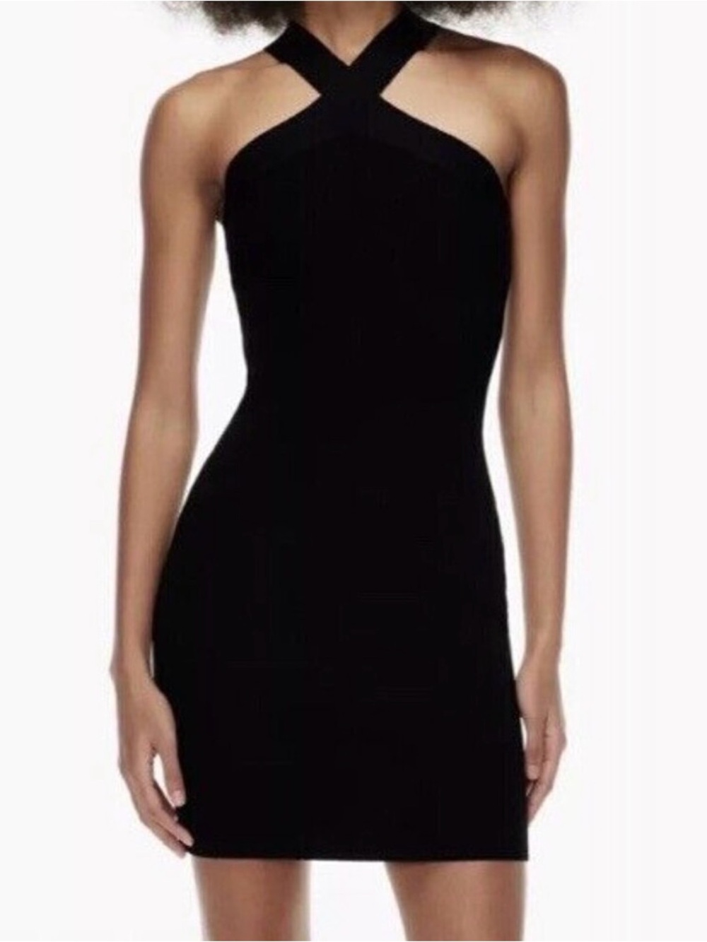 Babaton Sculpt Knit Black Dress Size Large
